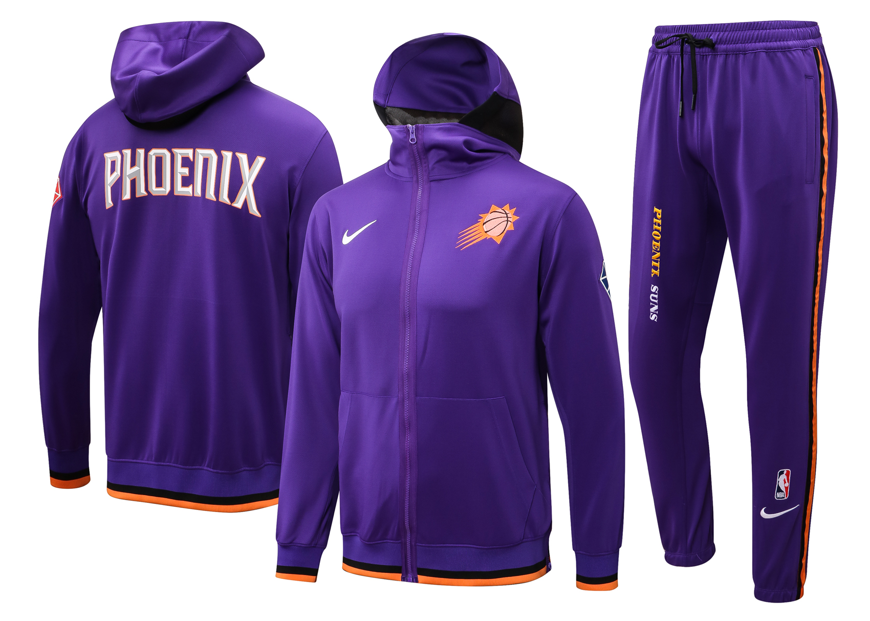 Men Phoenix Suns purple 2024 NBA Nike Training suit